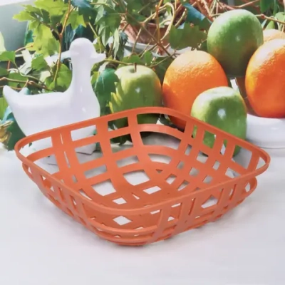 Фруктовница пластиковая «Астория» 23*23*7,5см тициан