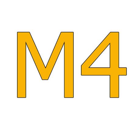 - Тип размер М4