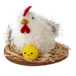 GAEM Фигурка декоративная "Курица" (блок 12шт), L8 W8 H6 см, 3в.