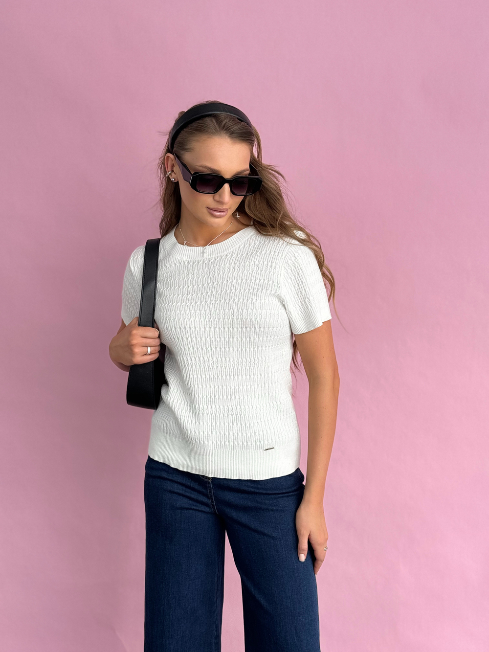 Джинсы с отворотами