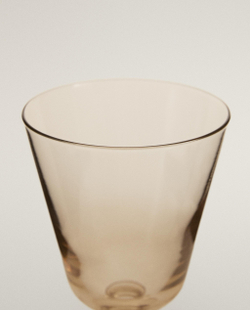 Zara Home бокал из стекла, цвет зелёный, 13 см