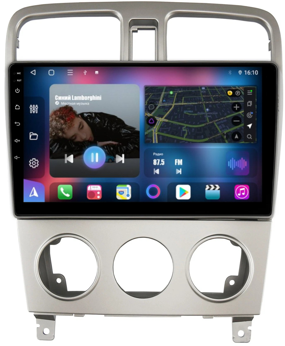 Магнитола для Subaru Forester 2 (SG5) 2002-2007 - FarCar BM3011M на Android 13, QLED, TS10, 4Гб+32Гб, CarPlay, 4G SIM-слот