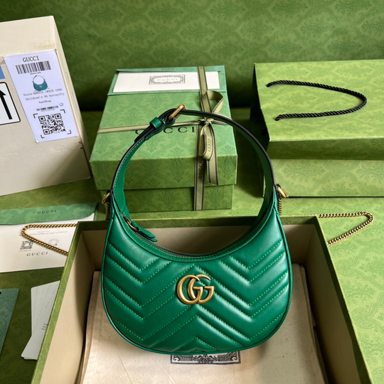 Gucci Marmont Half Moon Shaped Bag