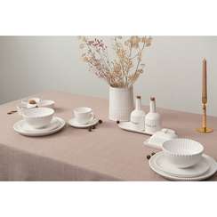 Набор из 2 чайных пар белого цвета Kitchen Spirit 275мл