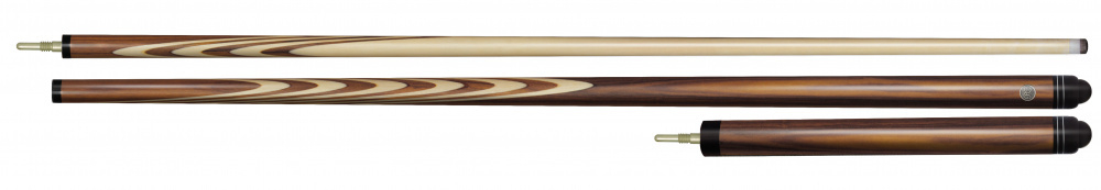 10-7-У Кий "Классик 13 запильный с удлинителем" 2 РС, палисандр/граб