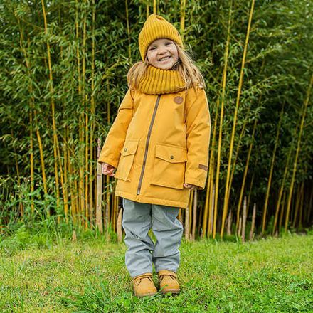 Парка демисезонная "Горчица"