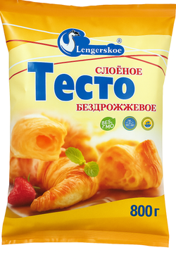 Тесто слоеное бездрожевое Алтын Сапа 800 гр