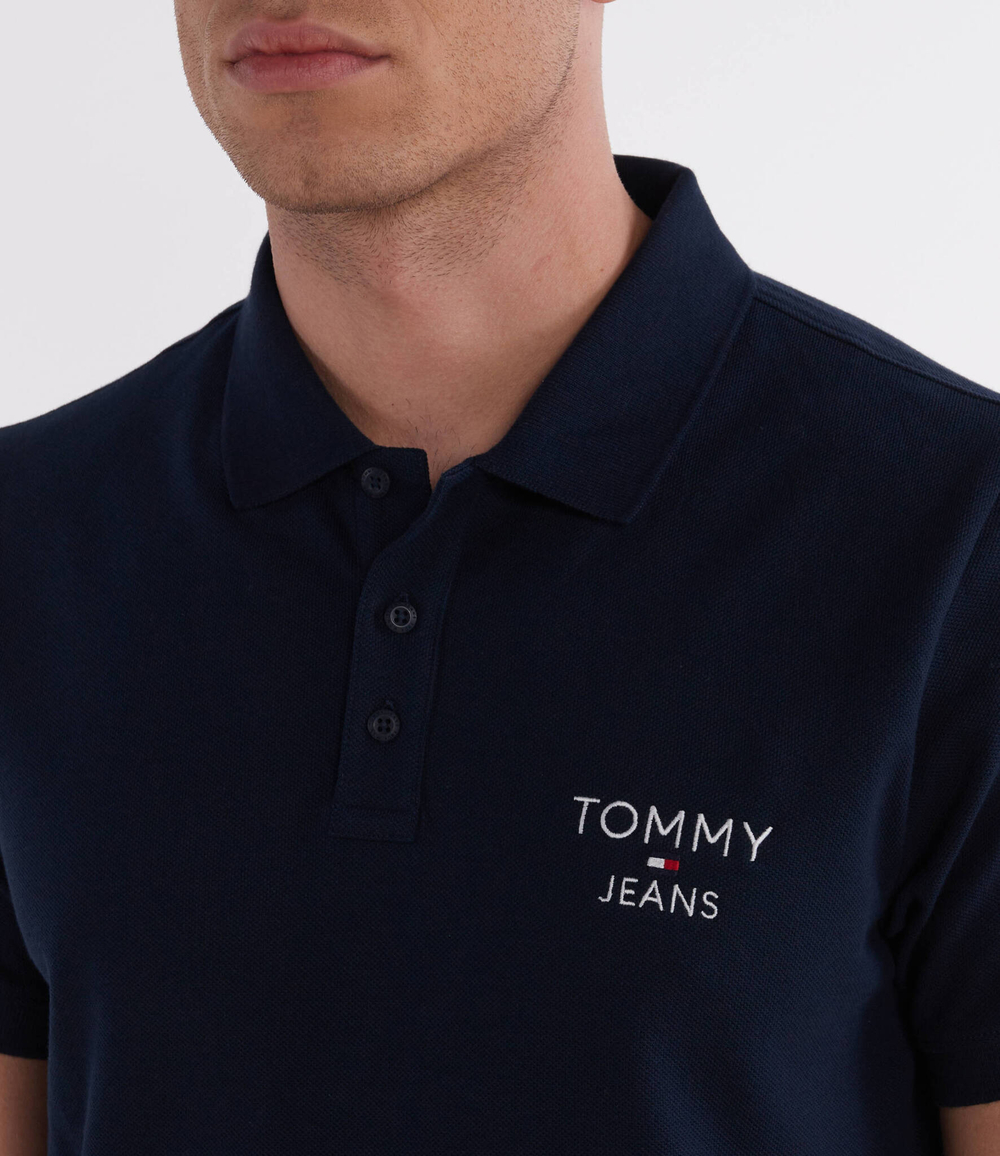 Поло Tommy Jeans - темно-синий(DM0DM18927)