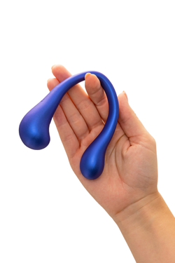 Многофункциональный вибратор L`Eroina APP INEFY  с пультом и APP, силикон, синий, 26,5 см