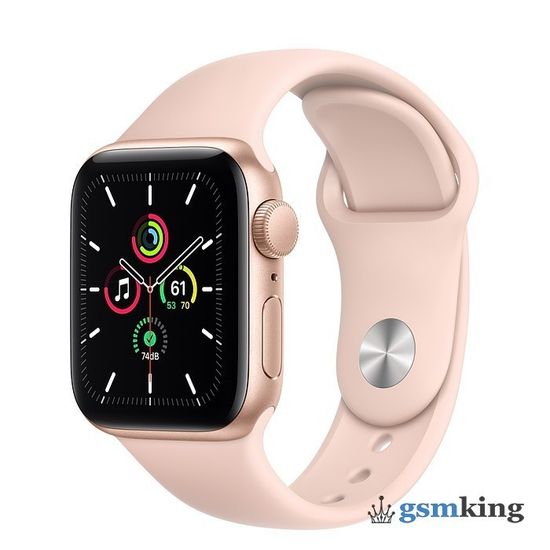 Apple Watch SE 2020 GPS 40mm Aluminum Case with Sport Band Pink Sand MYDN2LL/A