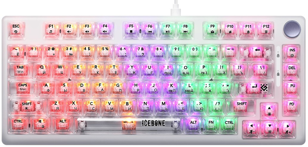 Клавиатура  Defender Icebone GK-354 RU