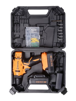 Дрель-шуруповерт Вихрь ДА-20Л-2КА с набором оснастки 65 предметов