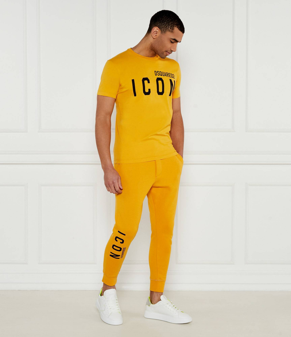Джогеры ICON SKI Dsquared2 - горчичный(S79KA0045 D25015)
