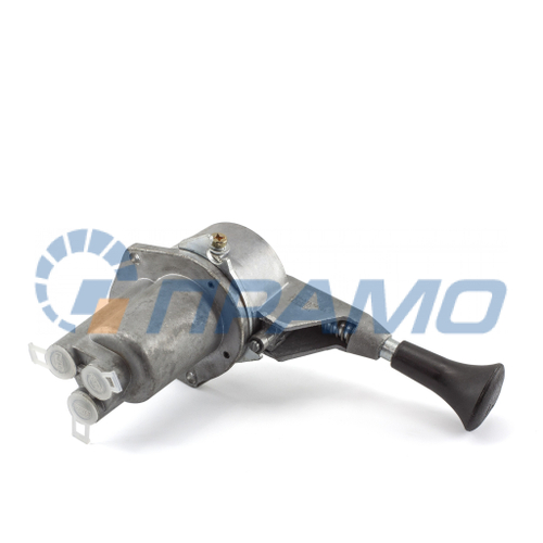 100-3537010 (ПРАМО) Кран стояночного тормоза 3-х выводной для КАМАЗ, МАЗ, ЗИЛ