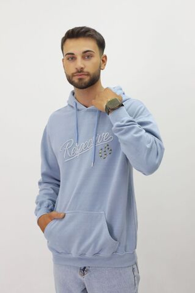 Diop Eskitme Desenli Unisex Hoodie Свитшот