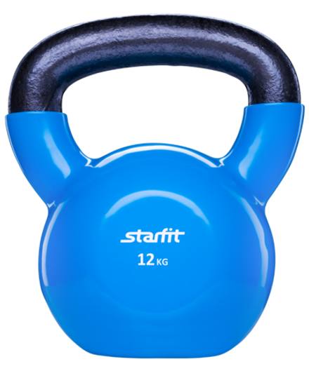 Гиря винил. STARFIT DB-401, 12 кг, цвет синий