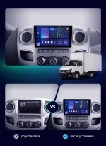 Магнитола для ГАЗ Соболь Бизнес, Газель Бизнес 2017-2025+ - Teyes SPRO+ монитор 9" IPS на Android 10, ТОП процессор, 4Гб+32Гб, 4G SIM-слот