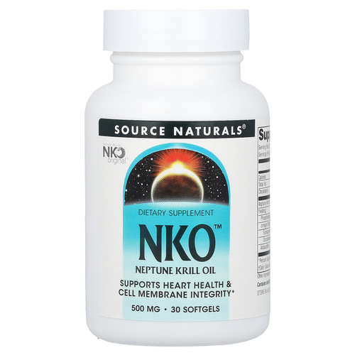 Source Naturals, NKO™, Neptune, масло криля, 500 мг, 30 капсул