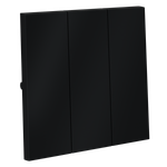 Клавиши для выключателя/переключателя трехклавишного, S70 (графит)