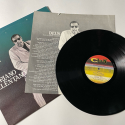 Винтажная виниловая пластинка LP Adriano Celentano Deus (Italy 1981)
