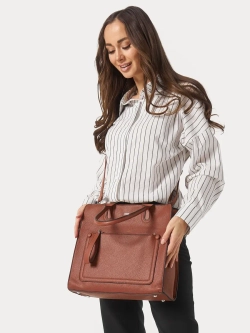 Сумка через плече большая квадратная А4