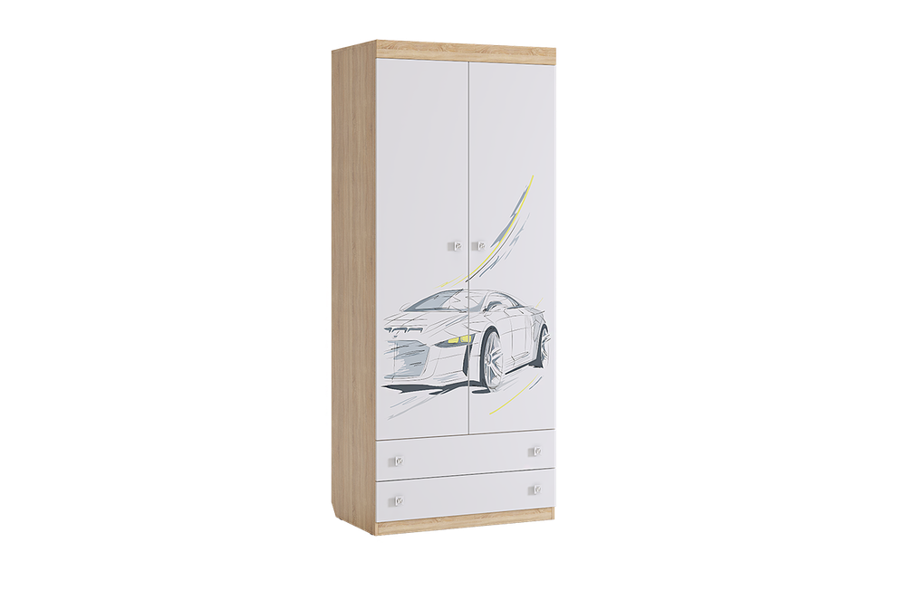 Набор детской мебели Форсаж К1 (дуб сонома/белый)