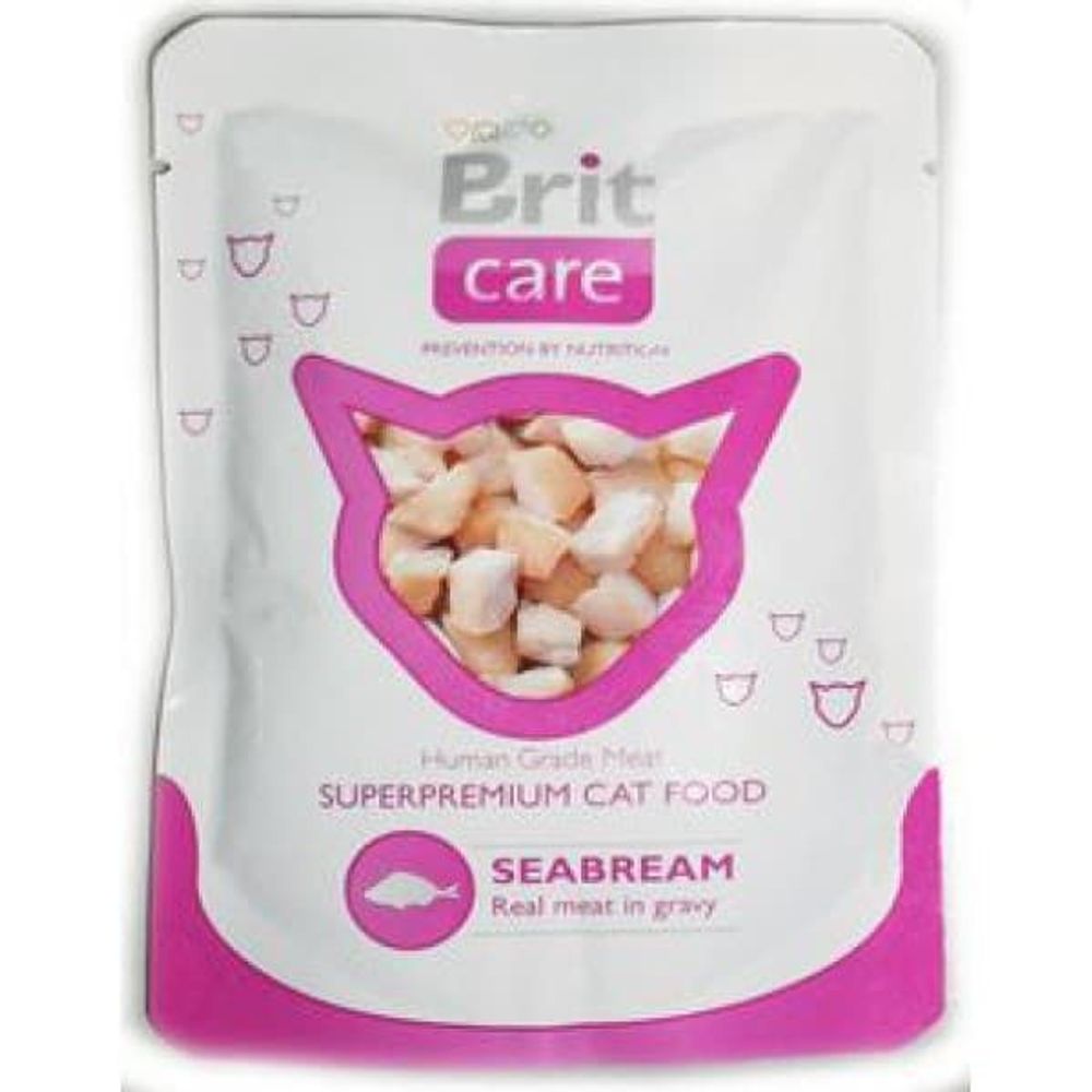 *Brit Care Cat Пауч д/кошек "Морской лещ" 80гр (Уценка) *Brit Care Cat Пауч д/кошек "Морской лещ" 80гр (Уценка)