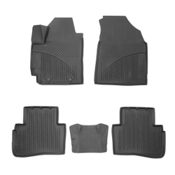 Ковры в салон Norplast для Solaris HC 2022-, Черный, арт.NPA11-C31-054-2