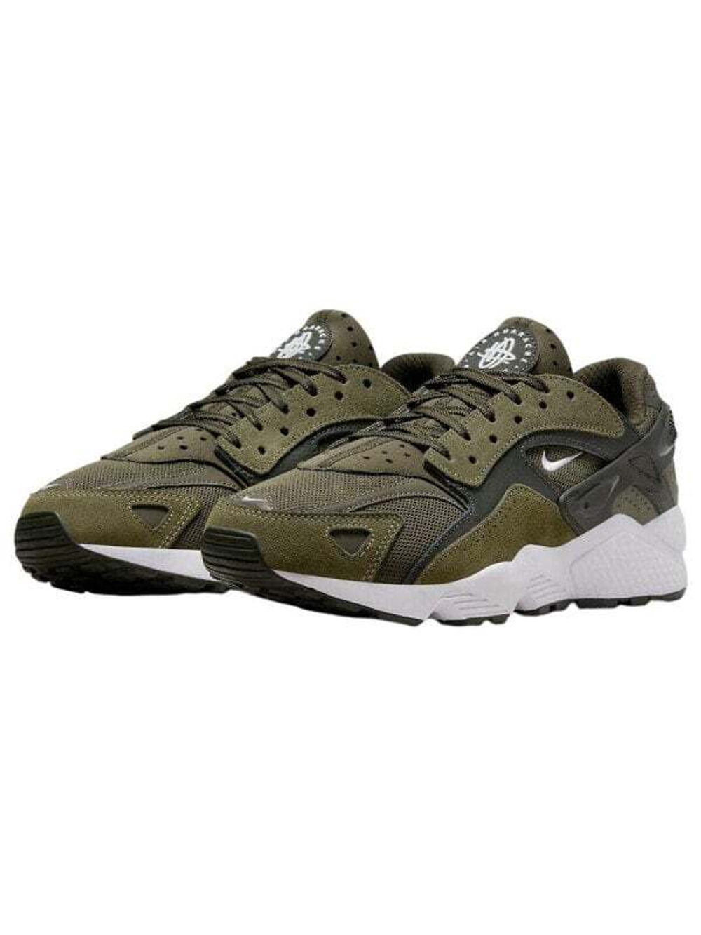 Кроссовки Nike Air Huarache Runner 'Olive Green White'
