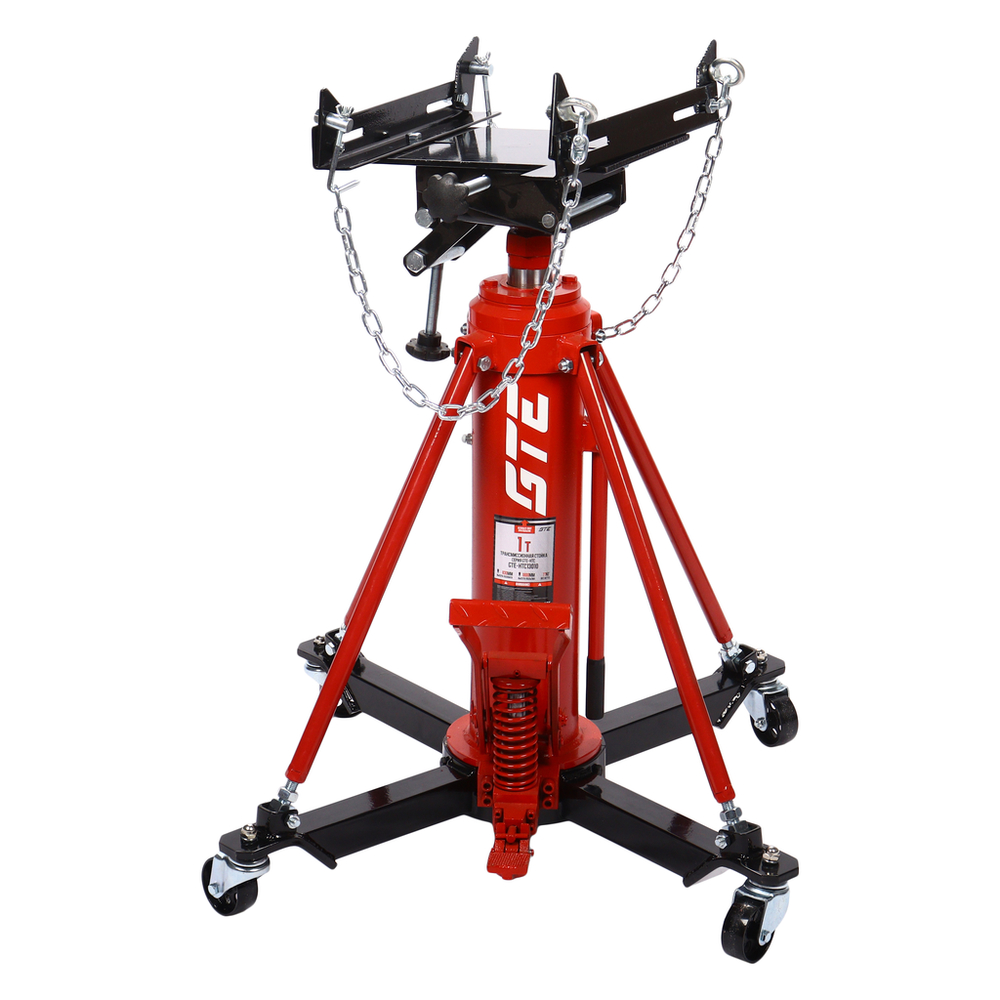 GTE-HTC13010 - Стойка трансмиссионная гидравлическая 1.0т h=830-1800мм GTE - Трансмиссионная телескопическая гидравлическая стойка GTE-HTC13010 с грузоподъемностью 1 т предназначена для помощи в демонтаже и установке тяжелых агрегатов: коробок передач, раздаточных коробок, мостов и других узлов транспортных средств при работе на подъемниках или в смотровых ямах.



Характеристики:

Грузоподъемность: 1 т
Минимальная высота подъема: 830 мм
Максимальная высота подъема: 1800 мм
Ширина подхвата: 420 мм
Спуск: ножной
Тип: гидравлическая
Двухштоковая


Особенности:

Широкая сварная опорная платформа.
Усилена металлическими стяжками конструкции.
Надежность в эксплуатации.
Поворотные колеса обеспечивают маневренность.