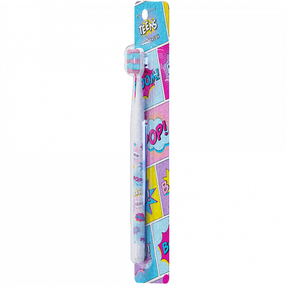 Montcarotte Teens dental toothbrush white Зубная щетка 7+ белая