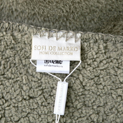 Плед 160x220 Sofi De MarkO Аурелия оливково-зеленый