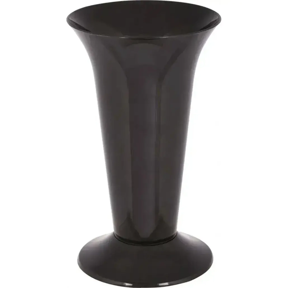 Ваза д/цветов под срезку Д129мм,В217мм (черный)