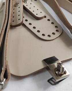 Комплект для мини-сумки Кожа Белый шоколад