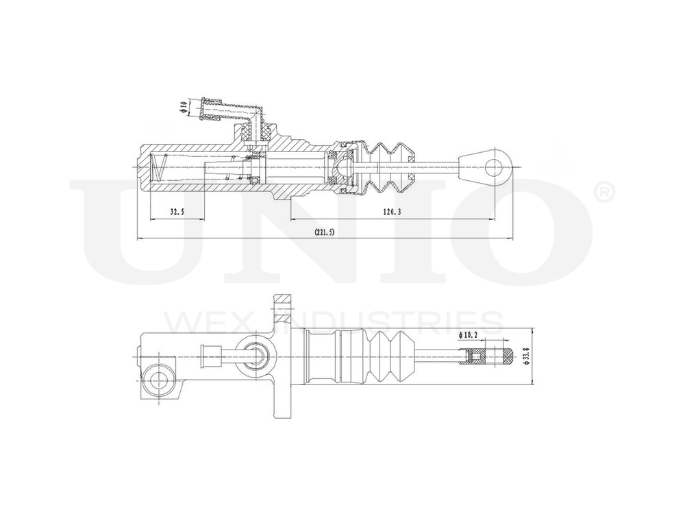 Цилиндр сцепления главный UNIO BRC-10012
