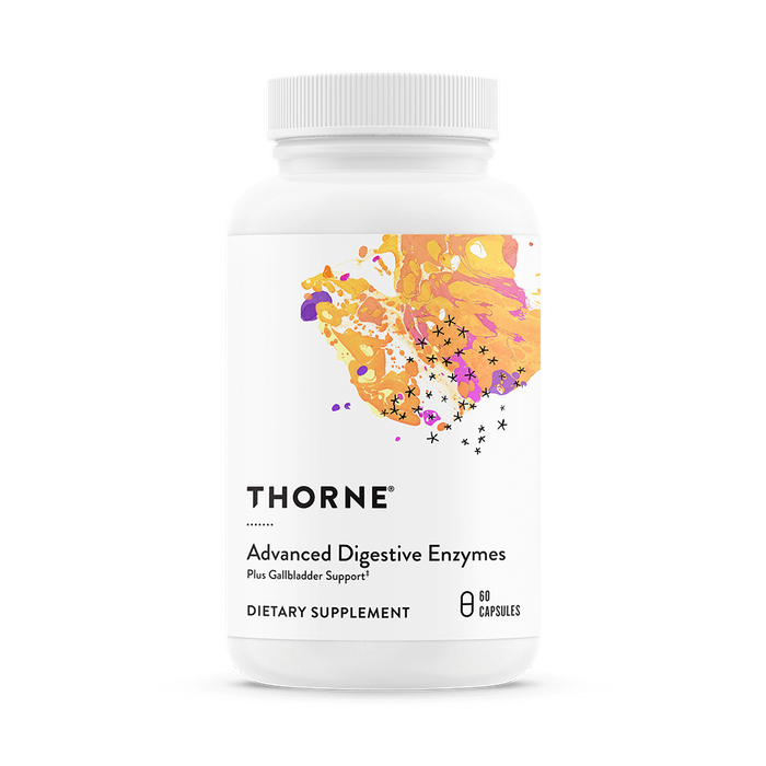 Комплекс пищеварительных ферментов, Advanced Digestive Enzymes, Thorne, 60 капсул