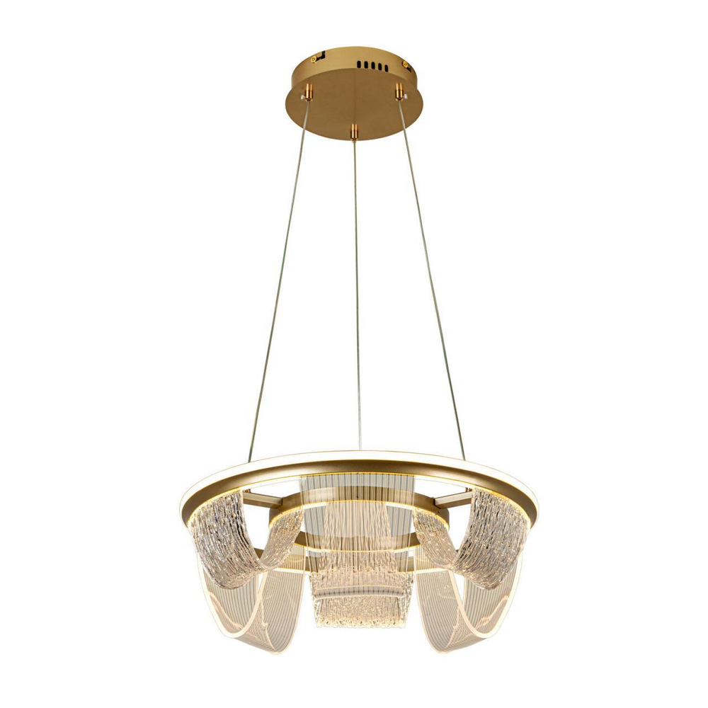 Подвесной светодиодный светильник LED4U L7706-460 GD