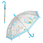 Зонт 66 см Сказочные Животные со свистком, д-84 см, 6 цвета микс (50 диаметр фабрик), с-30165