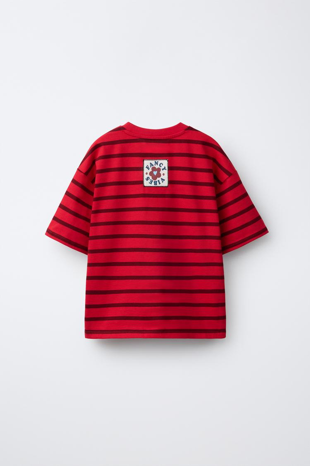 ZARA ФУТБОЛКА HEAVY WEIGHT В ПОЛОСКУ, ПОЛОСКИ