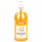 Мыло-крем жидкое 1 л ЗОЛОТОЙ ИДЕАЛ "Бархатистый апельсин-манго", дозатор, 608287