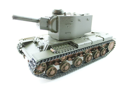 Радиоуправляемый танк Torro KV-2 1/16 с пневматической пушкой, деревянная коробка, реалистичный звук и дым, уникальная роспись