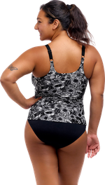 Купальник FUNKITA с поддержкой Nights Rose (Scoop Neck Tankini Top & Brief)