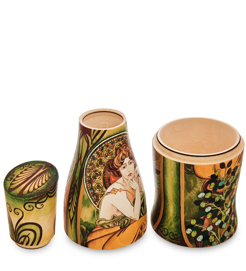 Народные промыслы МР-16/19 Штоф большой «Альфонс Муха - Драгоценные камни»