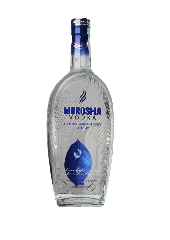 Водка &quot;Morosha на миниральной воде Карелии уровень мягкости №2&quot; GRB KZ 40%