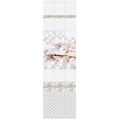 Панель ПВХ Novita Light 3D Жемчужина узор 2700х250мм