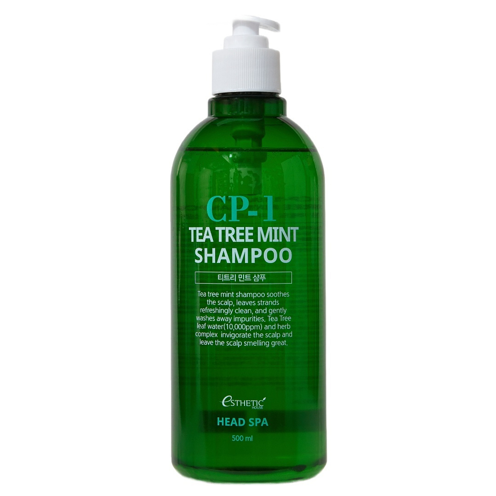 Esthetic House СР-1 Tea Tree Mint Shampoo освежающий шампунь для кожи головы с чайным деревом