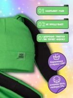 Шапка детская осенняя с ушками