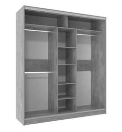 Шкаф-купе трехдверный 2000 Домашний Atelier светлый