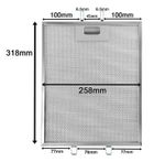 Жировой фильтр для вытяжки Ariston Indesit 258*318 - 258318