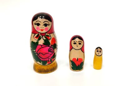 Матрешка семеновская 3 мест